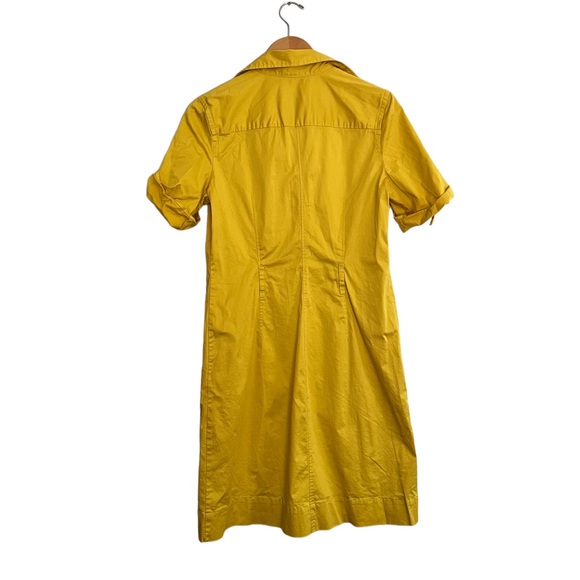 New York & Company Size 10 Yellow Cargo Dress - Picture 5 of 5
